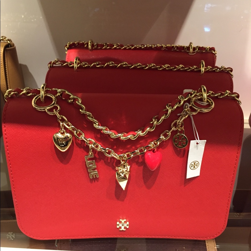 Tory Burch Heart Chain Bracelet or  Key Fob - Picture 8 of 8